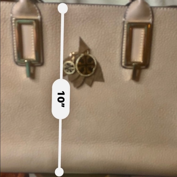 🦋⏰Bolso de cuero, color hueso, Grande.#BC45 - Picture 9 of 11